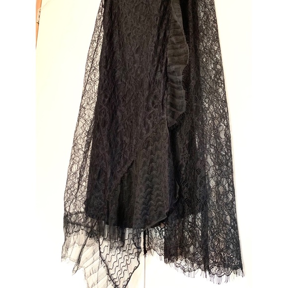 3.1 PHILLIP LIM Asymmetric Chantilly Lace Skirt - Picture 5 of 8